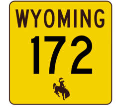Wyoming Highway 172 Sticker R3446 Highway Sign - $1.45+