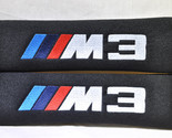 2 pieces (1 PAIR) BMW M3 Embroidery Seat Belt Cover Pads (Black pads) - $16.99