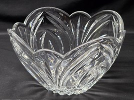 Vintage IMPERIAL CRYSTAL 9&quot; Rose Bowl MARQUIS Pattern - Mixing Serving D... - $33.58
