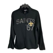 NFL Team Apparel Womens Jacket Adult Size Medium New Orleans Saints Long... - $23.11