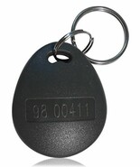 2 RFID Proximity Key Fobs 26 Bit Wiegand H10301 Keyless 125 kHZ--Thick, Grey - $7.91