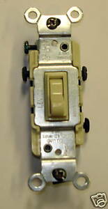 2PC Leviton 3-Way Toggle Switch IVERY 1453-2I price FOR 2C NEW  1453-I - $0.94