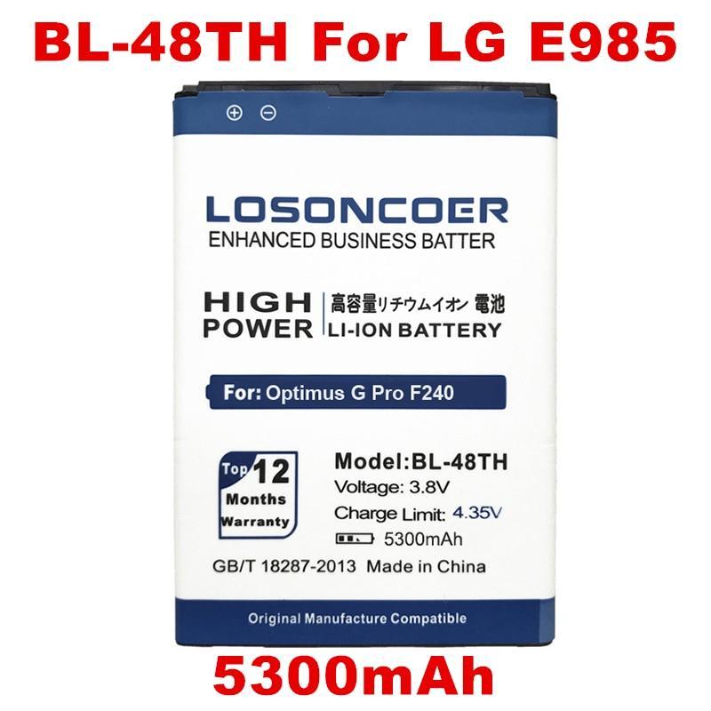 5300mAh BL-48TH BL-47TH Battery For LG Optimus G Pro E985 D686 F240 F240L F240K  - $18.69