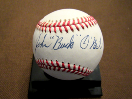 John Buck O&#39;neil Negro League Champs Monarchs Hof Signed Auto Oal Baseball Jsa - £233.31 GBP