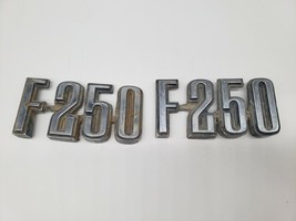 Vintage 70s Ford F-250 F250 Badge Emblems - 0 broke off on one - £31.88 GBP