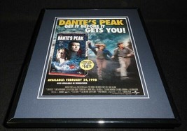 Dante&#39;s Peak 1997 Framed 11x14 ORIGINAL Vintage Advertisement Pierce Bro... - £27.37 GBP