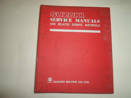 1981 1982 Suzuki GS250T Service Repair Manual W/SUPP 2 VOL SET BINDER OE... - $69.94