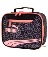 PUMA FORMSTRIPE Grey Pink Black Cheetah Print Soft Insulated Lunch Bag B... - £23.90 GBP