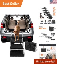 Portable Dog Ramp with Adjustable Height for Cars - 5 Steps, Lightweight... - €77,66 EUR