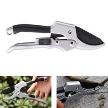 20cm Ratchet Garden Scissor Hand pruner anvil Branch Shear pruning cut s... - £11.98 GBP