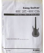 Yamaha EZ-EG Guitar Original Overall Circuit Diagrams Schematics Sheet I... - $922.14 MXN