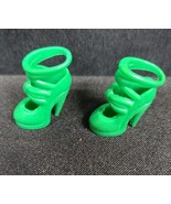 Barbie Doll Fashionistas Fashion Fever Green High Heel Strappy Bow Pump ... - $74.14 MXN