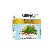 Girnar Detox, Desi Kahwa, Green Tea With Herbs &amp; Spices (10 Tea Bags) - £7.77 GBP