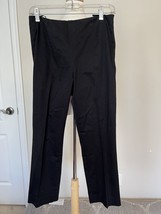 GAP Black Dress Pants Size 4 Loose fitting Side Zip - £9.46 GBP