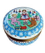 1991 Christmas Handmade Pillbox by Studio Steinbock New Old Stock #3 of ... - $22.51