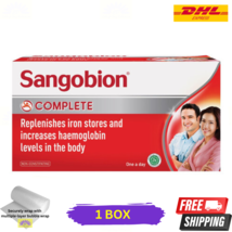 1 X Sangobion Replenishes Iron Stores &amp; Hemoglobin Level For Anemia 100&#39;... - £62.08 GBP