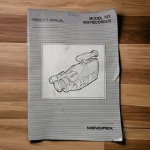 Memorex Model 153 Moviecorder Owner&#39;s Manual Original OEM cat no 16-854 - $9.85