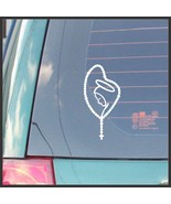 Virgin Mother Mary Rosary Car/SUV/Truck Vinyl Die-Cut Peel N&#39; Stick Decal - $72.69 MXN+