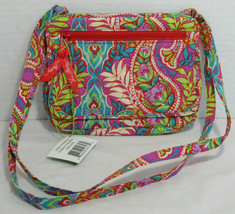 Vera Bradley Women Purse Shoulder Bag PETITE CROSSBODY PAISLEY IN PARADISE - £30.95 GBP