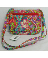 Vera Bradley Women Purse Shoulder Bag PETITE CROSSBODY PAISLEY IN PARADISE - $832.89 MXN