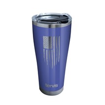 Tervis US American Flag Blue 30 oz. Stainless Steel Tumbler W/ Lid New - £23.24 GBP