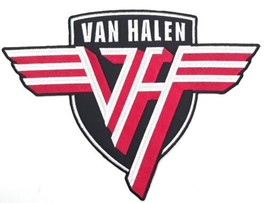 Van Halen Red/Black/White Logo Iron On Sew On Embroidered Large Patch 9&quot;... - £14.15 GBP
