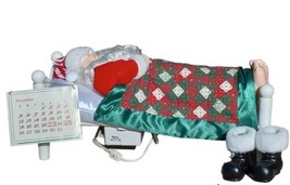 Vintage Christmas Telco Motion-ettes Sleeping Santa Snoring Whistling Animated  - £38.84 GBP
