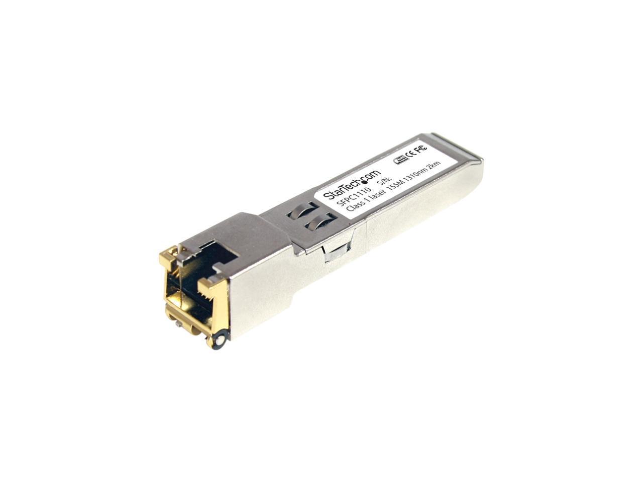 StarTech SFPC1110 Cisco Compatible Gigabit RJ45 Copper SFP Transceiver Module - $101.99