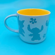 Zak! Disney Lilo and Stitch Blue and Yellow Ceramic Mug - $17.80