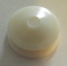 7 White Rubber Stoppers - 1&quot; - $4.75