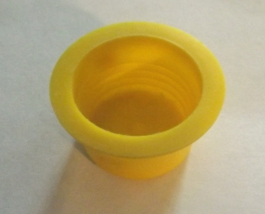 8 Yellow Plastic Stoppers - Robroy 640 - 1&quot; - $4.75