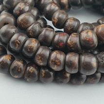 Vintage Tibetan Yak Bone (Buffalo) Beads Beaded Necklace 10mm - $524.58 MXN
