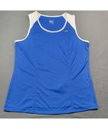 Nike Performance Women Tank Size L Blue Sporty Classic Scoop Neck Active... - £10.62 GBP
