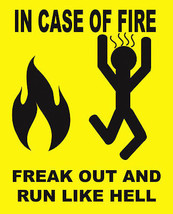 In Case Of Fire (metal sign) - £15.63 GBP