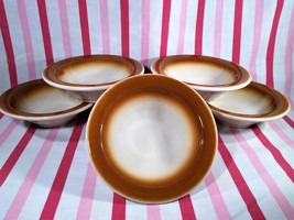 Fun Vintage Shenango China • Anchor Hocking 6pc Restaurant Ware Rolled Rim Bowls - £22.38 GBP