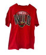 Reebok Youth Boys Minnesota Wild Primary Team Logo Shirt Red-XL(18) - £10.11 GBP