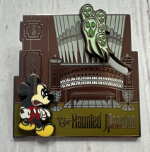 Disney Pin Haunted Mansion Mickey Ghosts Organ Slider Pin 55702 Halloween READ - £15.33 GBP
