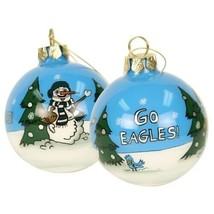 NFL Philadelphia Eagles Hand-Painted Glass Ball Ornament NFL Licensed New - $10.29