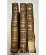1820 The Abbot by Sir Walter Scott – Complete 3 Vol Set – Leather, Marbl... - $276.21