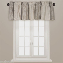 Rose Tree &quot;Wingate Collection&quot; Damask Tan 1 Pc Tailored Valance Bnip - £29.49 GBP