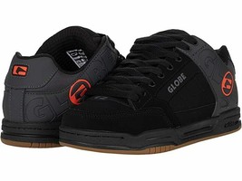 Mens Globe Tilt Skateboarding Shoes NIB Black Split Orange - £46.02 GBP