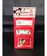 Vintage Walt Disney Christmas Gift Tags Mickey Minnie by Cleo New Sealed... - £9.43 GBP