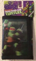 Teenage Mutant Ninja Turtles Tri Fold Wallet With Zipper Compartment - NEW - £10.31 GBP