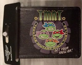 Teenage Mutant Ninja Turtles Bifold Wallet - GET YOUR SHELL ON ~ NEW - E... - $12.94