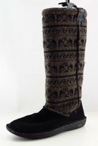 KEEN Sock Boots Brown Faux Fur Pull On Women Sz 7 - £19.95 GBP