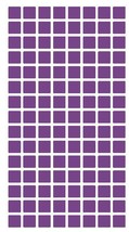 1/4&quot; Lavender Square Color Coding Inventory Label Stickers Made In The USA  - £1.57 GBP+