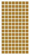1/4&quot; Gold Square Color Coding Inventory Label Stickers Made In The USA  - $1.98+