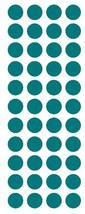 3/4" Turquoise Round Color Code Inventory Label Dot Stickers MADE IN USA - $1.49+
