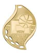 Basketball Medal Award Trophy With Free Lanyard FM102 School Team Sports - $0.99+