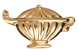Gold Finish Metal Lamp of Knowledge Pin TIE TACK School Insignia Chenille - $11.97+